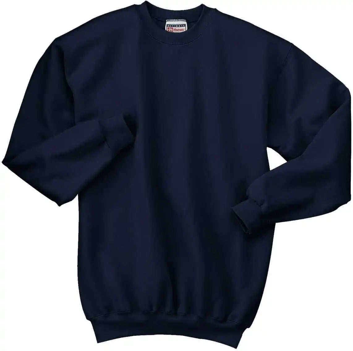Hanes F260 Ultimate Cotton Crewneck Sweatshirt Navy