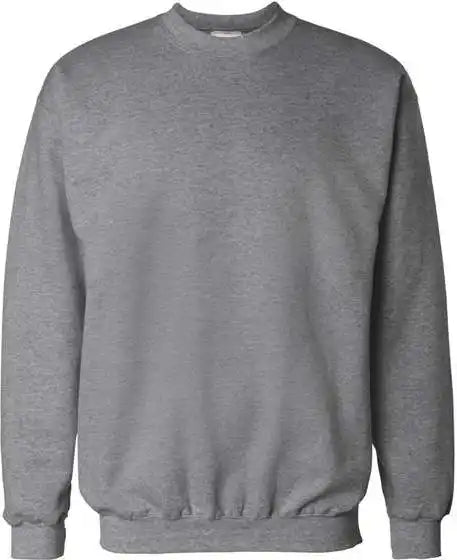 Hanes F260 Ultimate Cotton Crewneck Sweatshirt Oxford Grey