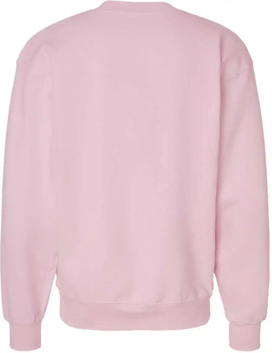 Hanes F260 Ultimate Cotton Crewneck Sweatshirt Pale Pink