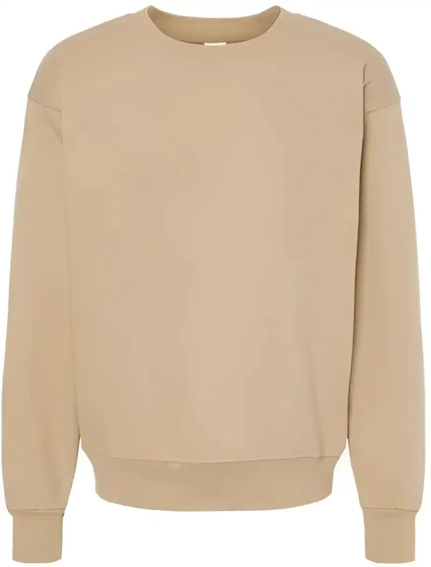 Hanes F260 Ultimate Cotton Crewneck Sweatshirt - Pebble