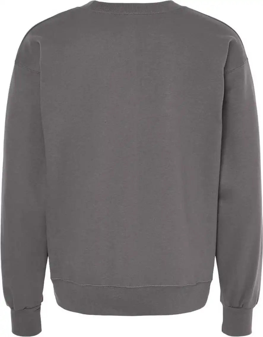 Hanes F260 Ultimate Cotton Crewneck Sweatshirt Smoke Grey