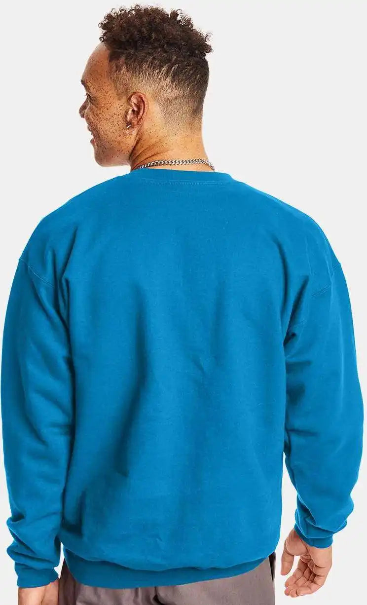 Hanes F260 Ultimate Cotton Crewneck Sweatshirt Teal