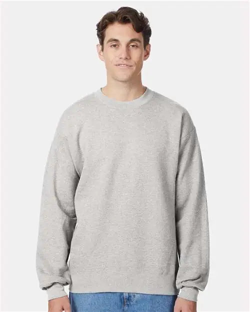 Hanes F260 Ultimate Cotton® Crewneck Sweatshirt - Ash