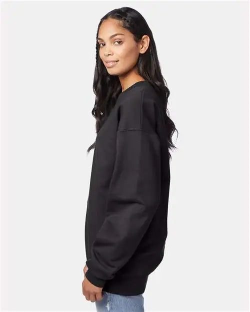 Hanes F260 Ultimate Cotton® Crewneck Sweatshirt - Black