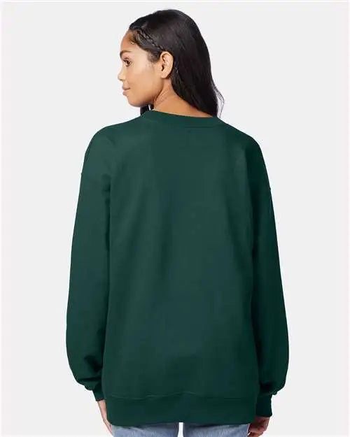 Hanes F260 Ultimate Cotton® Crewneck Sweatshirt - Deep Forest