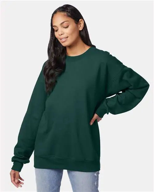 Hanes F260 Ultimate Cotton® Crewneck Sweatshirt - Deep Forest