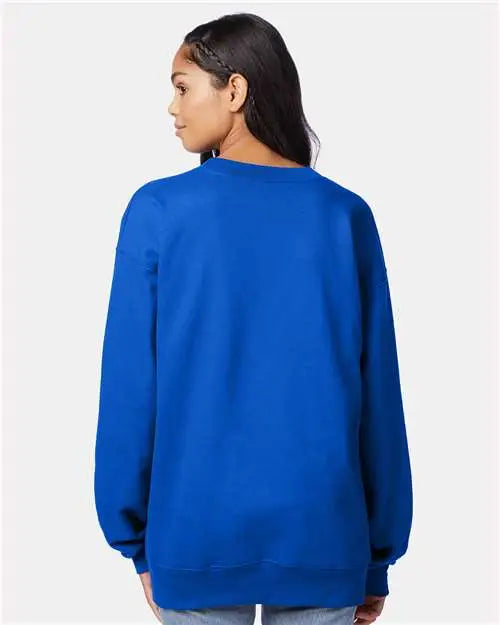 Hanes F260 Ultimate Cotton® Crewneck Sweatshirt - Deep Royal