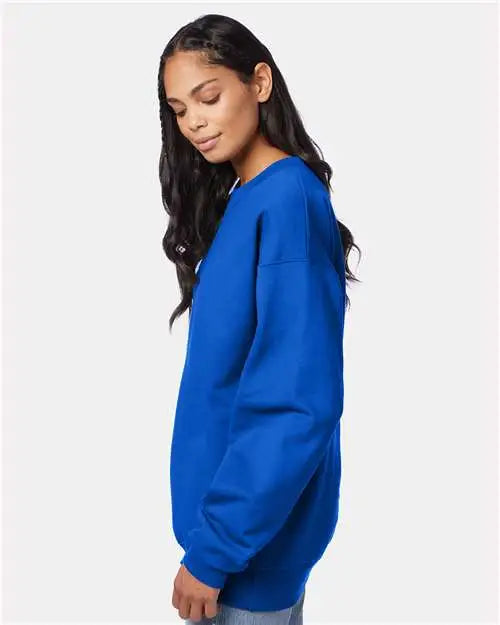 Hanes F260 Ultimate Cotton® Crewneck Sweatshirt - Deep Royal