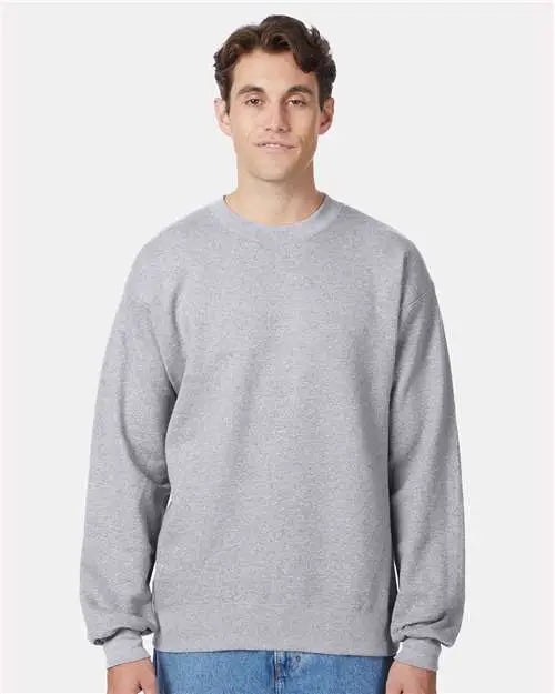 Hanes F260 Ultimate Cotton® Crewneck Sweatshirt - Light Steel