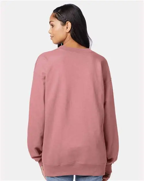 Hanes F260 Ultimate Cotton® Crewneck Sweatshirt - Mauve