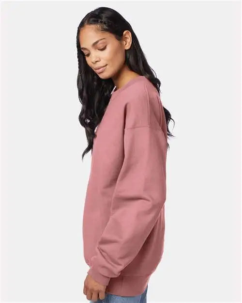 Hanes F260 Ultimate Cotton® Crewneck Sweatshirt - Mauve