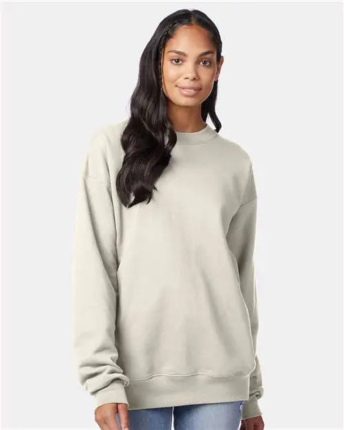 Hanes F260 Ultimate Cotton® Crewneck Sweatshirt - Natural