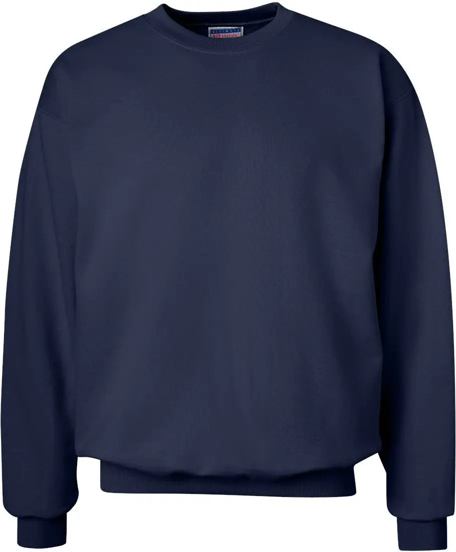 Hanes F260 Ultimate Cotton® Crewneck Sweatshirt - Navy
