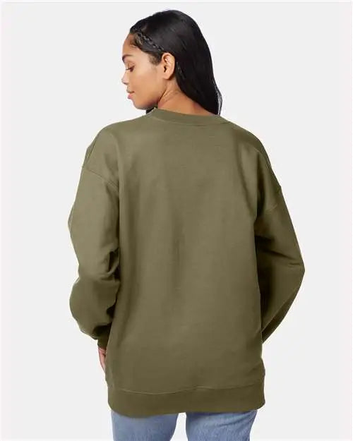 Hanes F260 Ultimate Cotton® Crewneck Sweatshirt - Oregano
