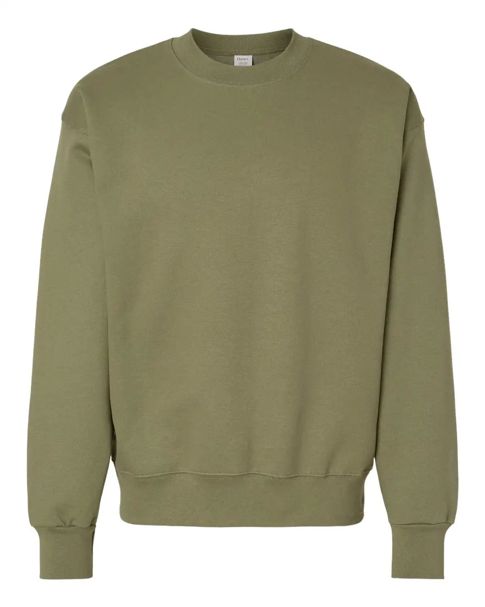 Hanes F260 Ultimate Cotton® Crewneck Sweatshirt - Oregano - Olive / s