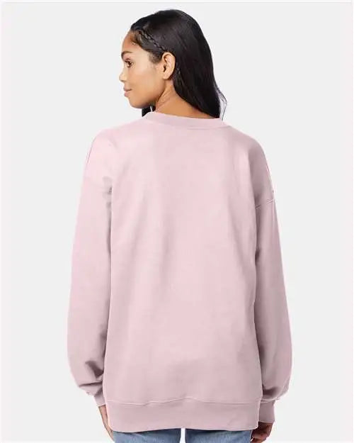 Hanes F260 Ultimate Cotton® Crewneck Sweatshirt - Pale Pink
