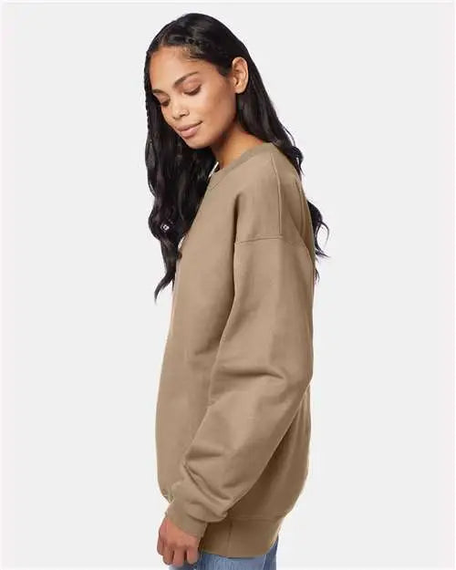 Hanes F260 Ultimate Cotton® Crewneck Sweatshirt - Pebble