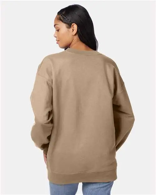 Hanes F260 Ultimate Cotton® Crewneck Sweatshirt - Pebble