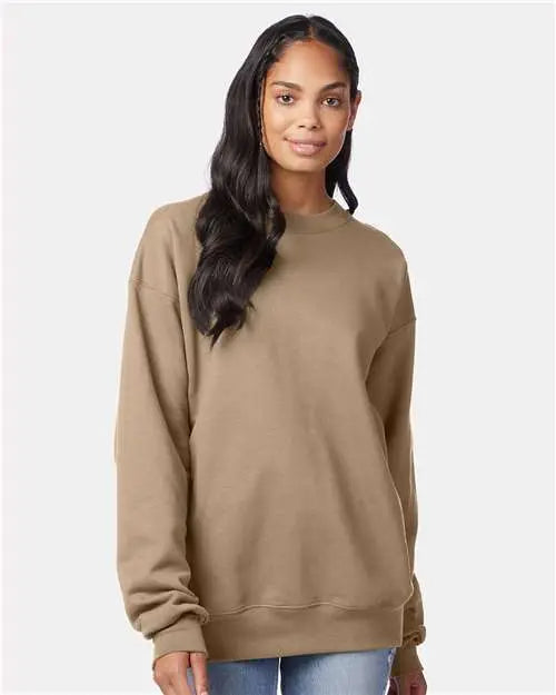 Hanes F260 Ultimate Cotton® Crewneck Sweatshirt - Pebble