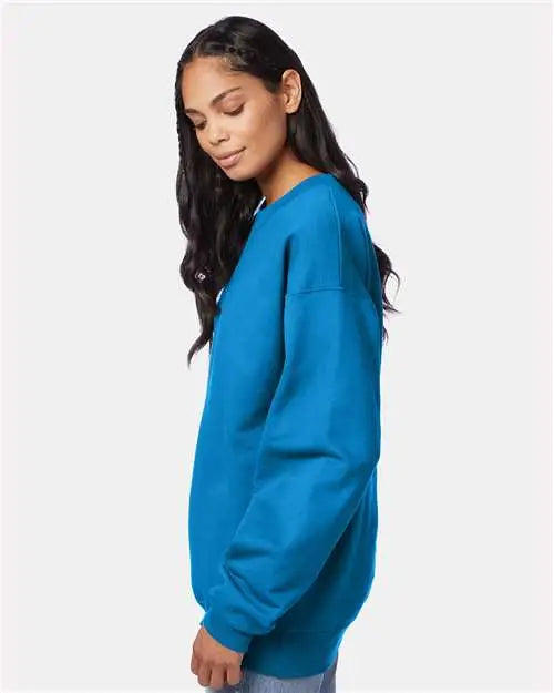 Hanes F260 Ultimate Cottonâ Crewneck Sweatshirt - Teal