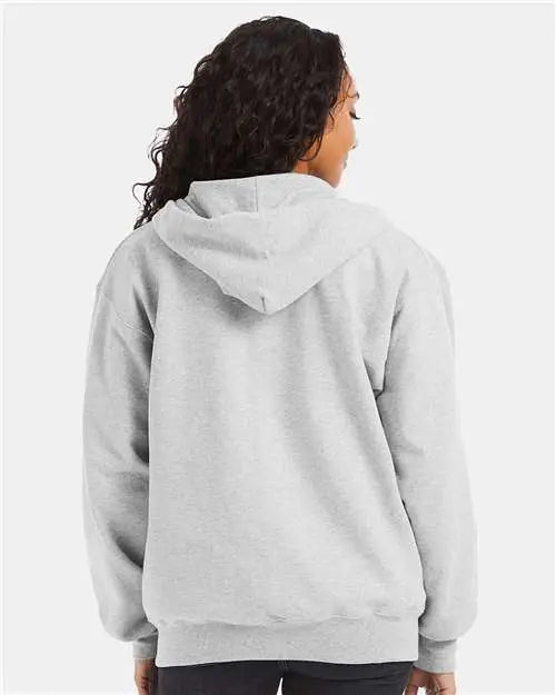 Hanes F280 Ultimate Cotton® Full-zip Hooded Sweatshirt - Ash