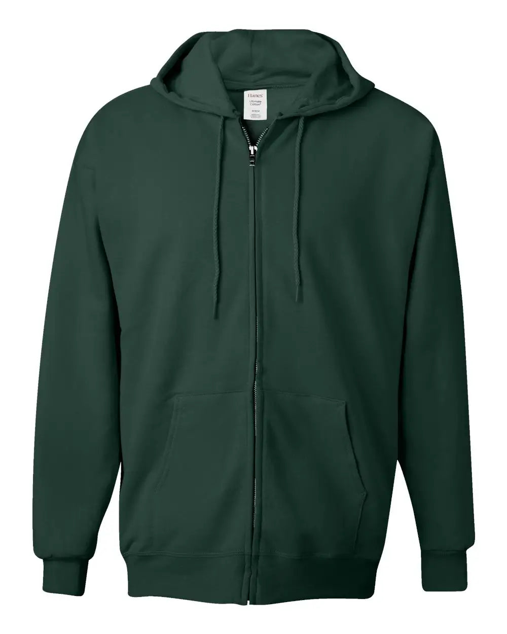 Hanes F280 Ultimate Cotton® Full-zip Hooded Sweatshirt - Deep Forest