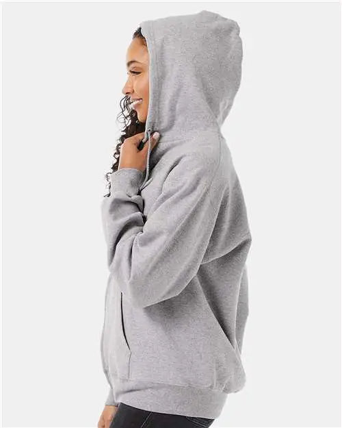 Hanes F280 Ultimate Cotton® Full-zip Hooded Sweatshirt - Light Steel