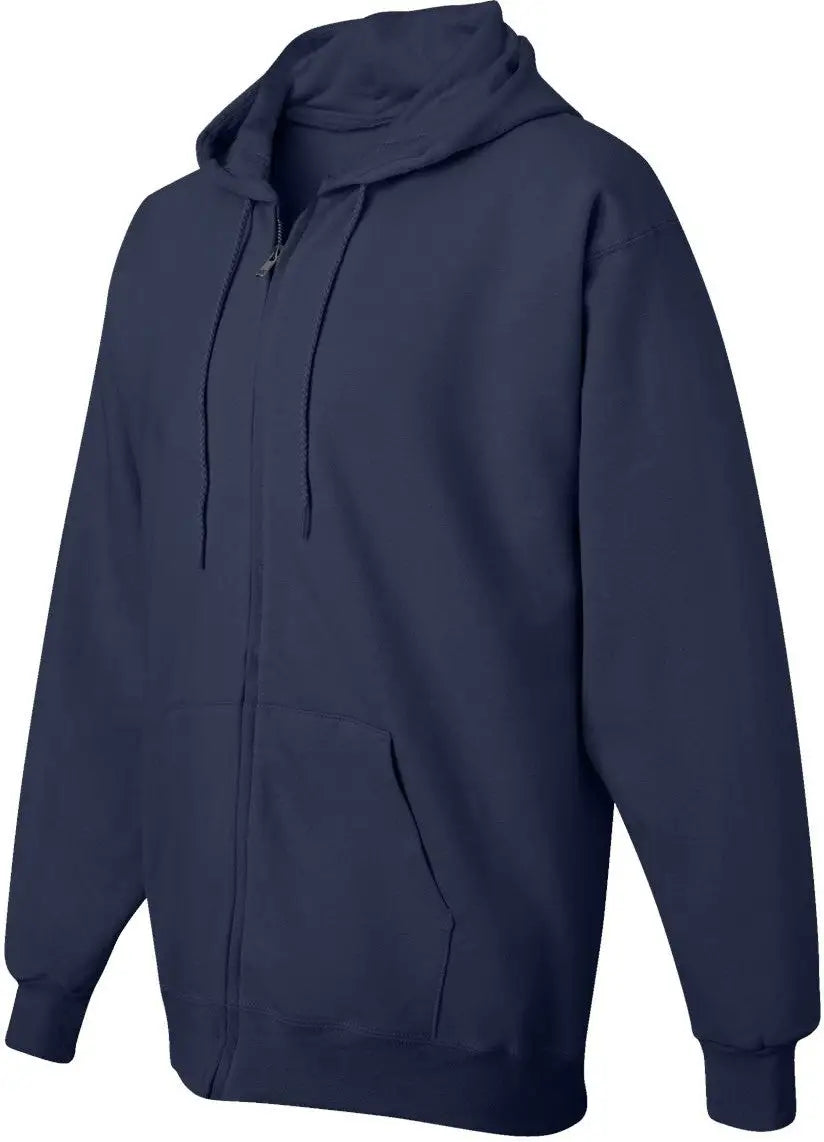 Hanes F280 Ultimate Cottonâ Full-zip Hooded Sweatshirt - Navy