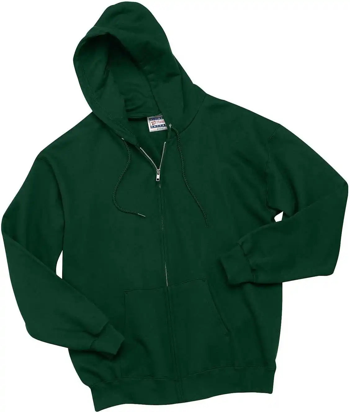 Hanes F283 Ultimate Cotton Full-zip Hooded Sweatshirt - Deep Forest