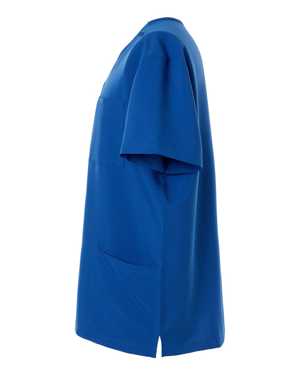 Hanes Hmb002 Men’s V-neck 3 Pocket Scrub Top - Royal Blue