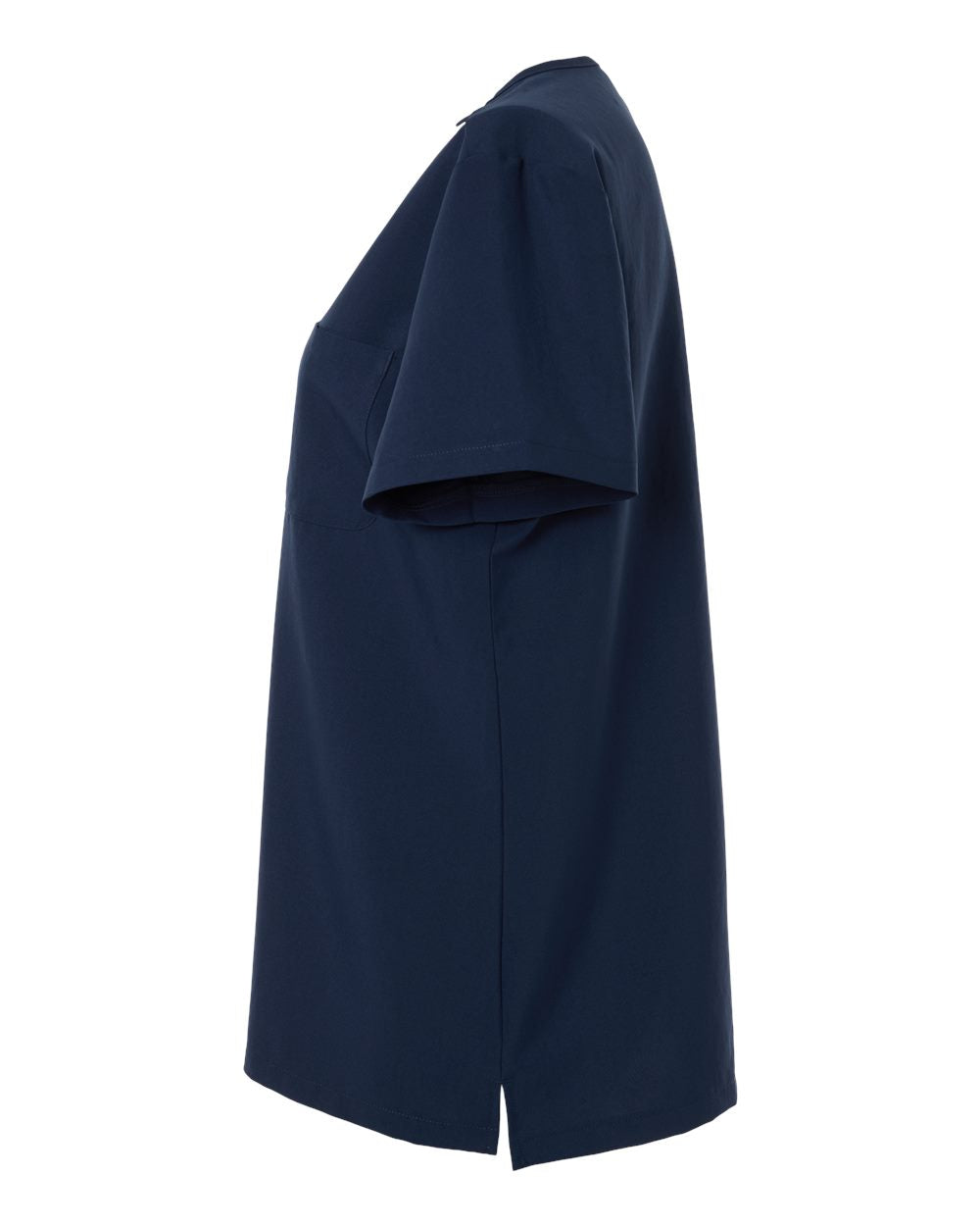 Hanes Hsb000 Women’s V-neck 1 Pocket Scrub Top - Navy