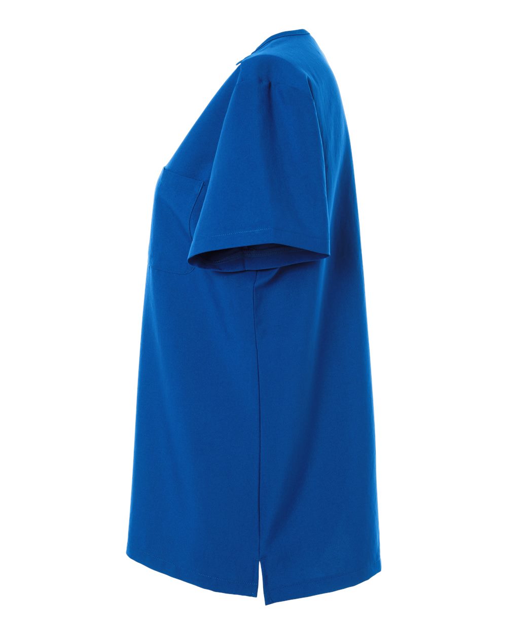 Hanes Hsb000 Women’s V-neck 1 Pocket Scrub Top - Royal Blue