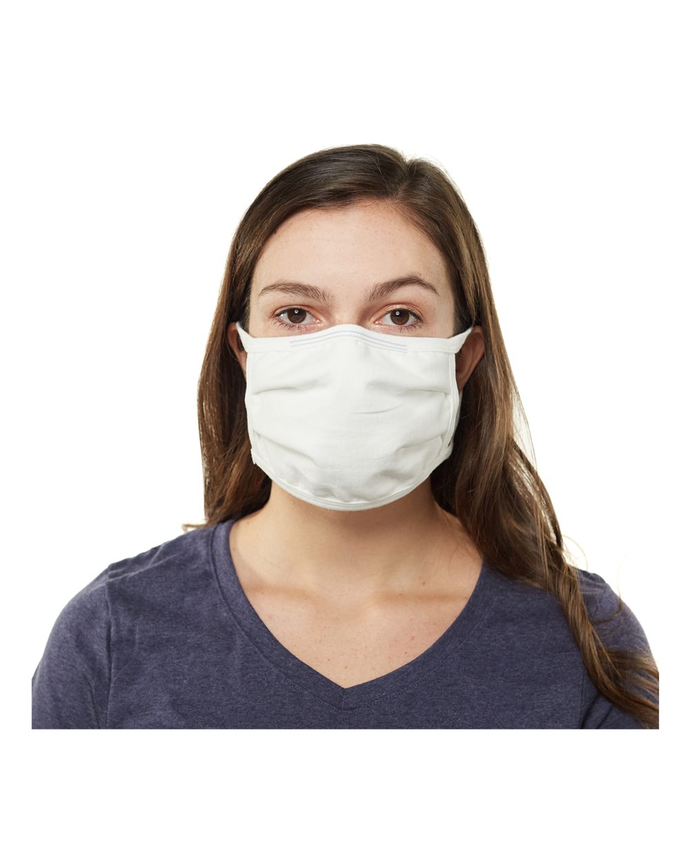 Hanes Maskbb 3-ply Cotton Face Mask