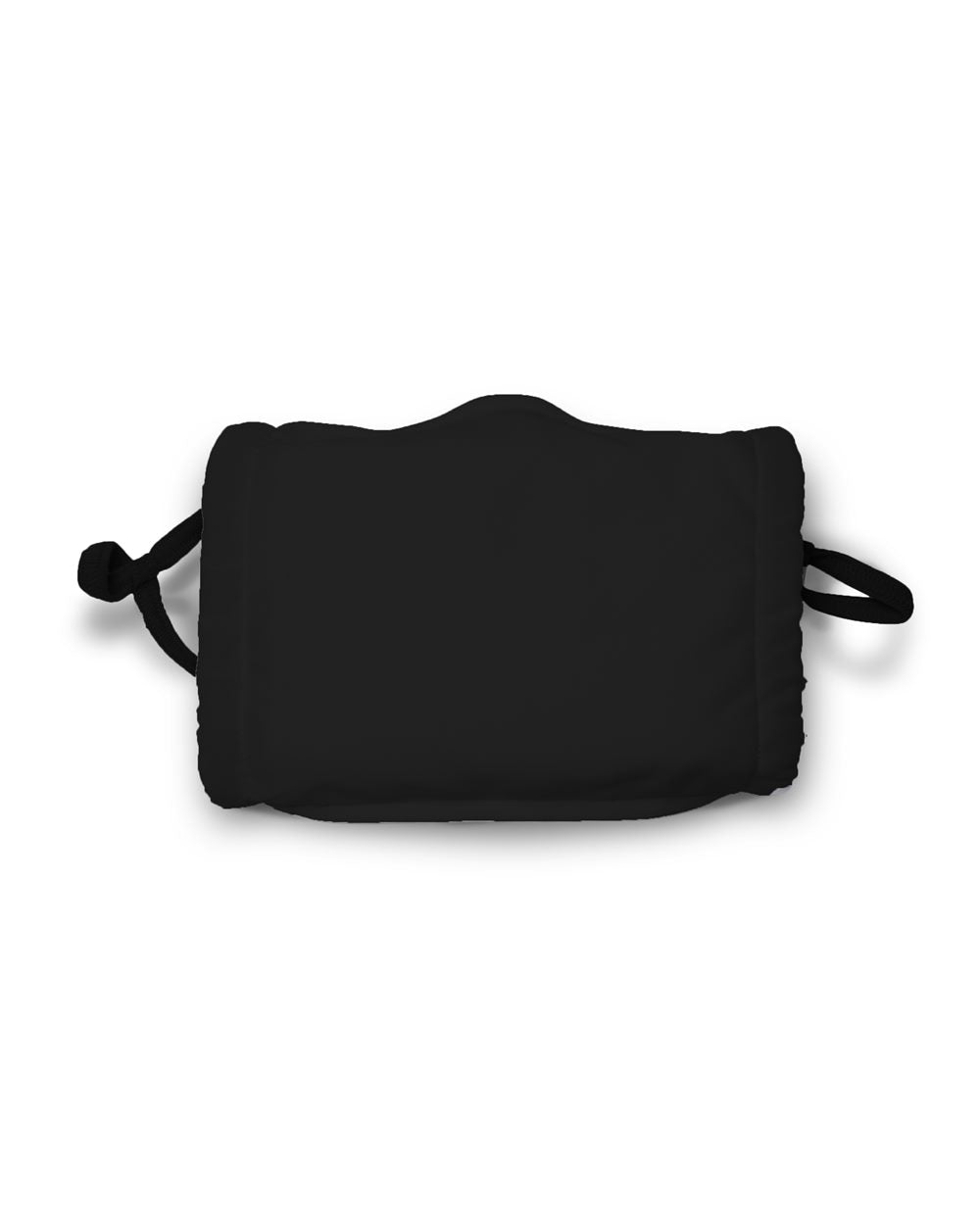 Hanes Mkpkpr 2-ply Polyester Pocket Face Mask - Black