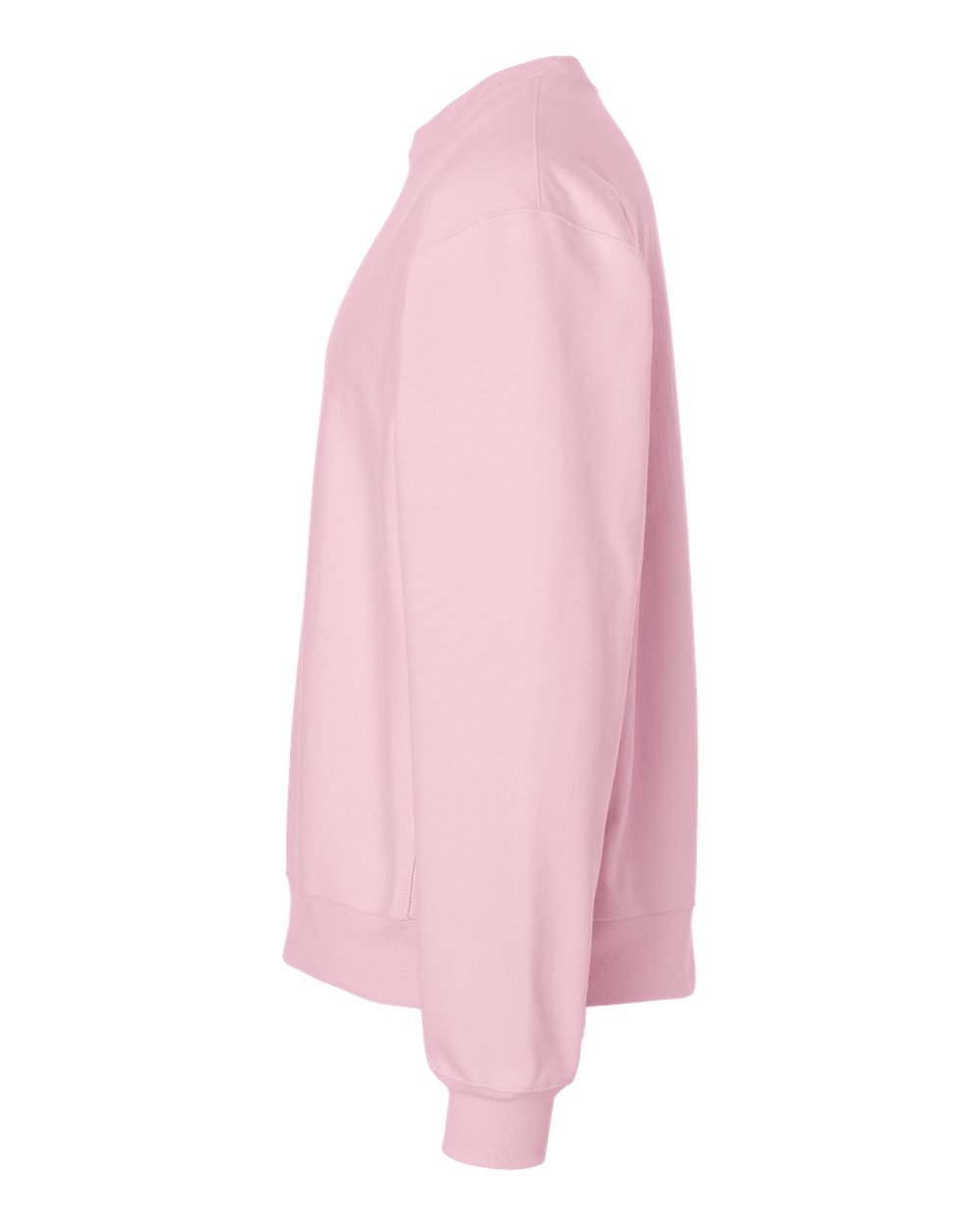 Hanes Og600 Men’s Beefy Sweats Premium Heavyweight Crewneck Sweatshirt - Pale Pink