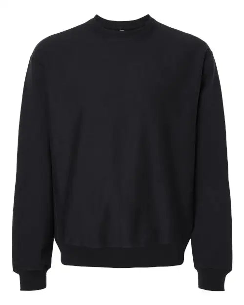 Hanes Og600 Men’s Beefy Sweats Premium Heavyweight Crewneck Sweatshirt - Black