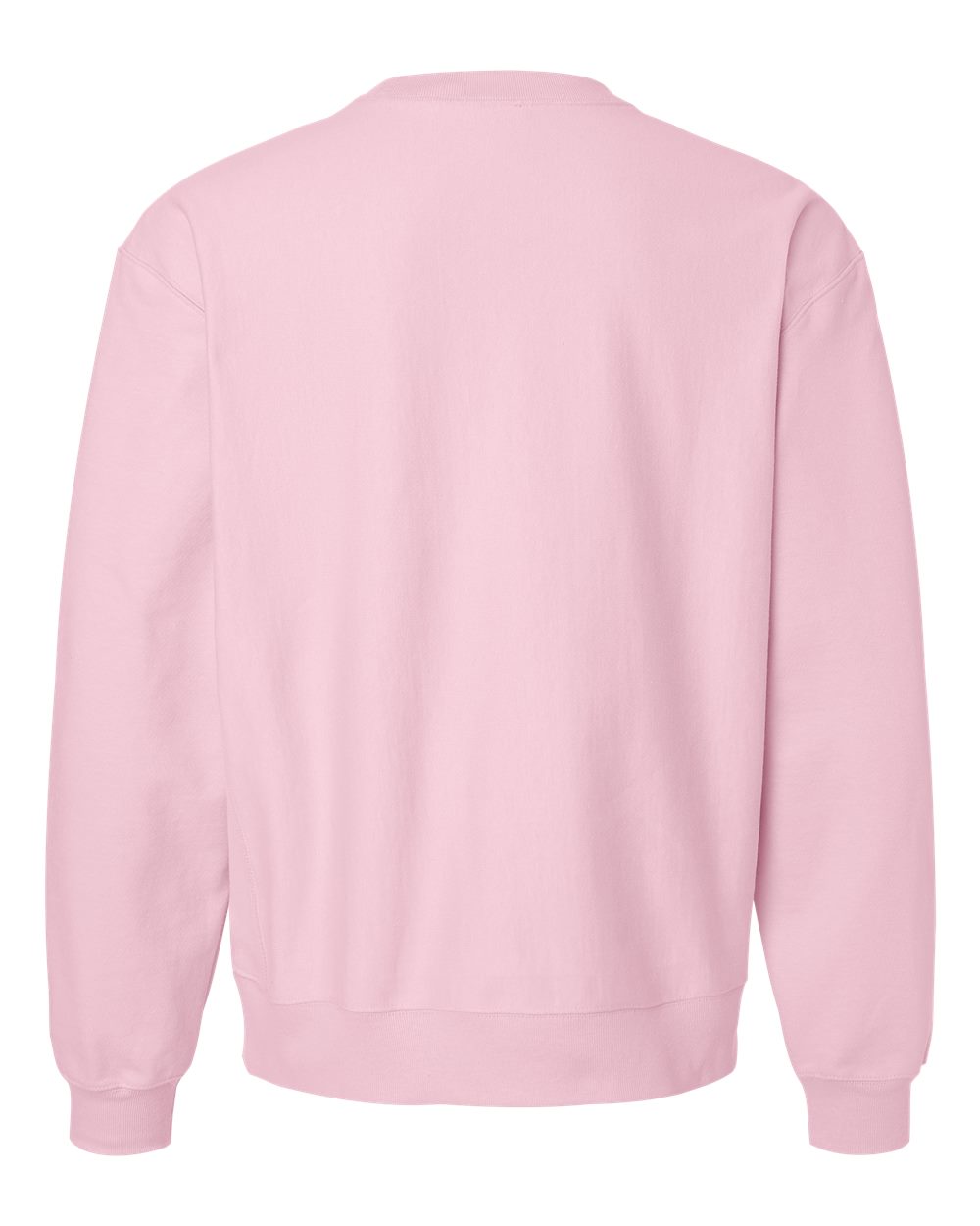 Hanes Og600 Men’s Beefy Sweats Premium Heavyweight Crewneck Sweatshirt - Pale Pink