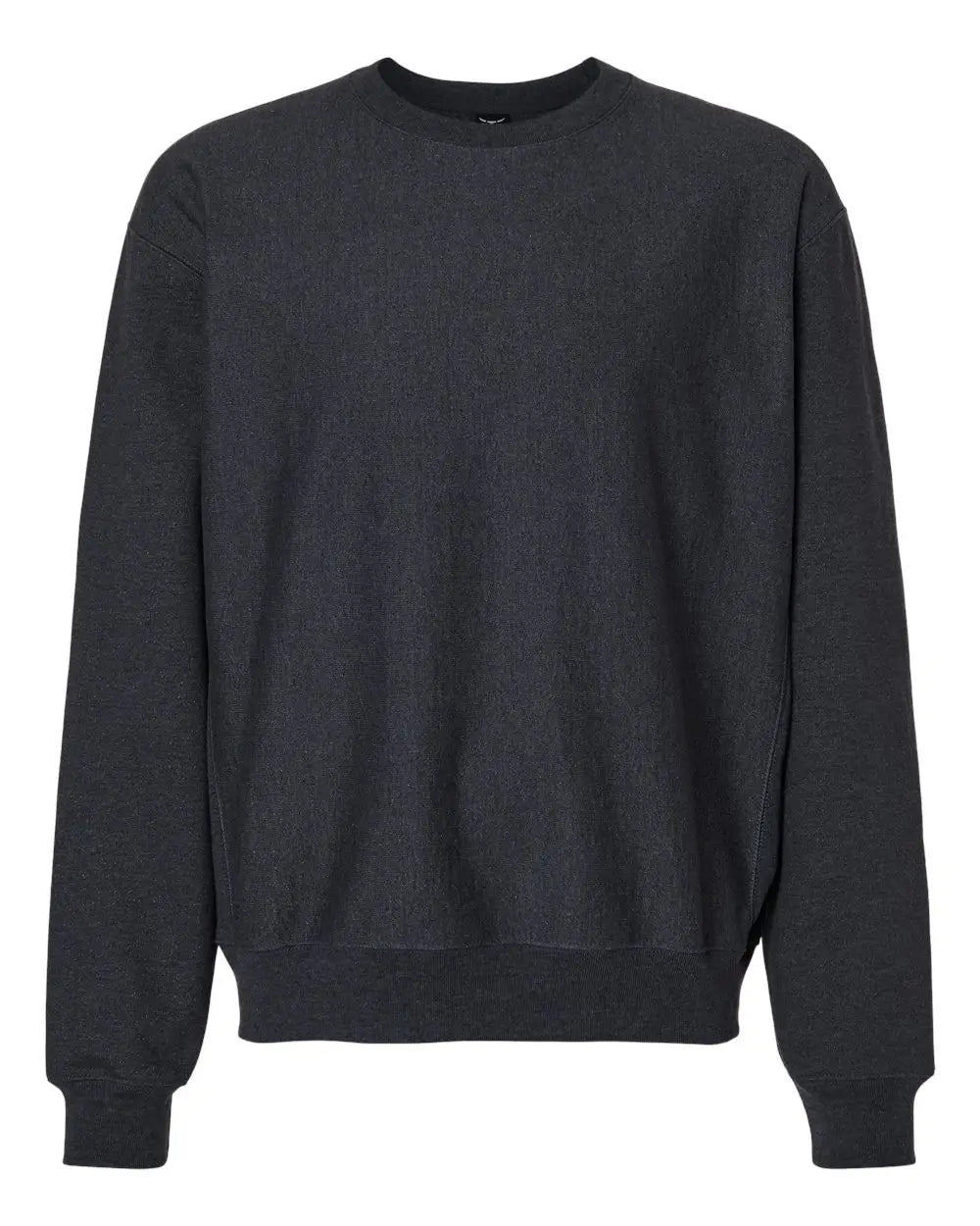 Hanes Og600 Men’s Beefy Sweats Premium Heavyweight Crewneck Sweatshirt - Charcoal Heather - Adult s