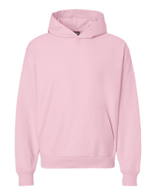Hanes Og700 Men’s Beefy Sweats Premium Heavyweight Hooded Sweatshirt - Pale Pink