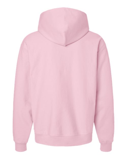 Hanes Og700 Men’s Beefy Sweats Premium Heavyweight Hooded Sweatshirt - Pale Pink