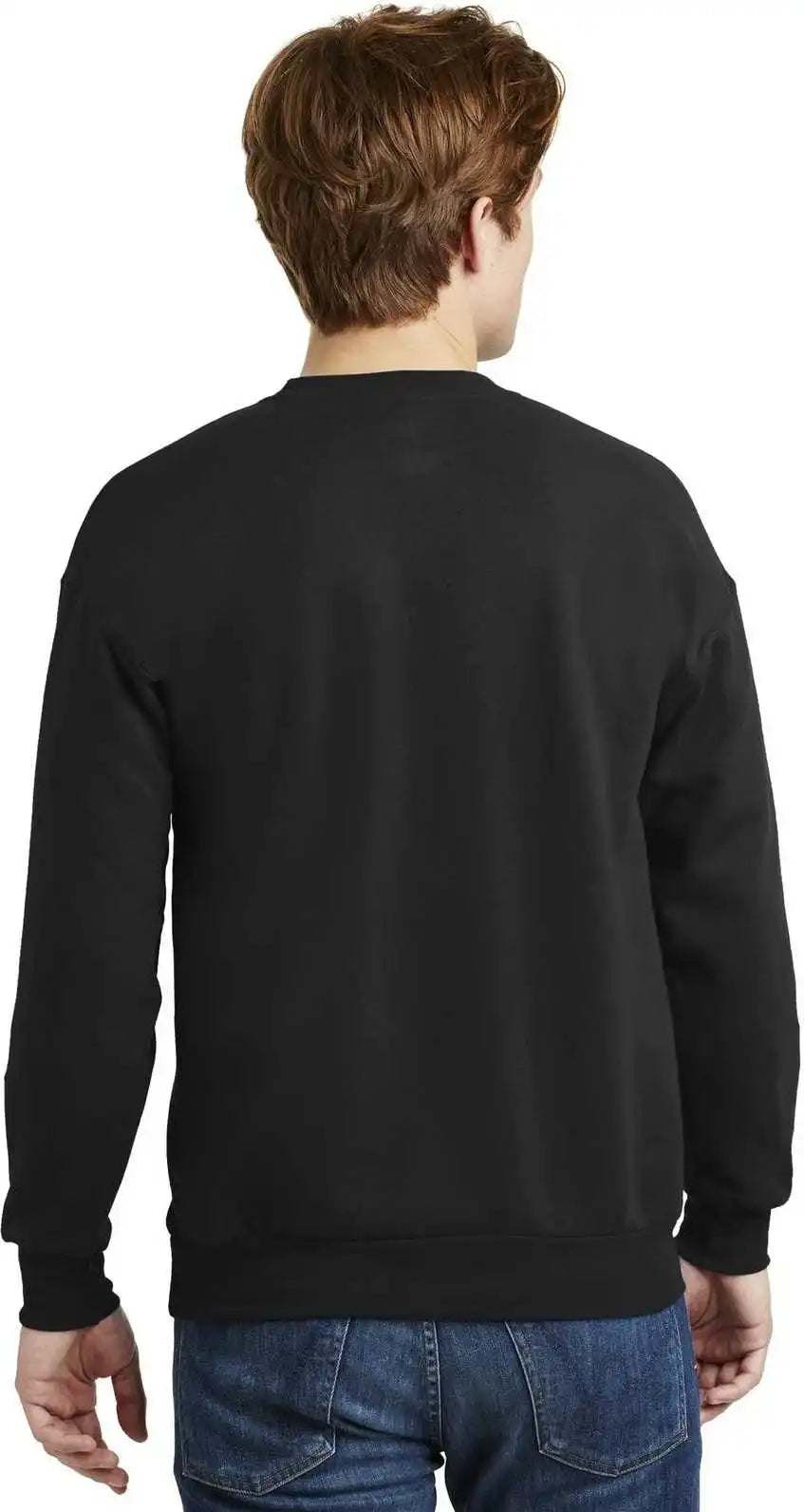 Hanes P160 Ecosmart Crewneck Sweatshirt Black