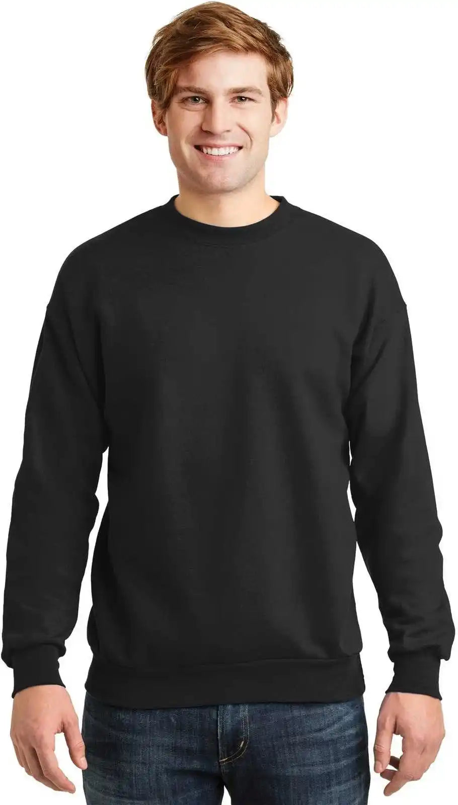Hanes P160 Ecosmart Crewneck Sweatshirt Black
