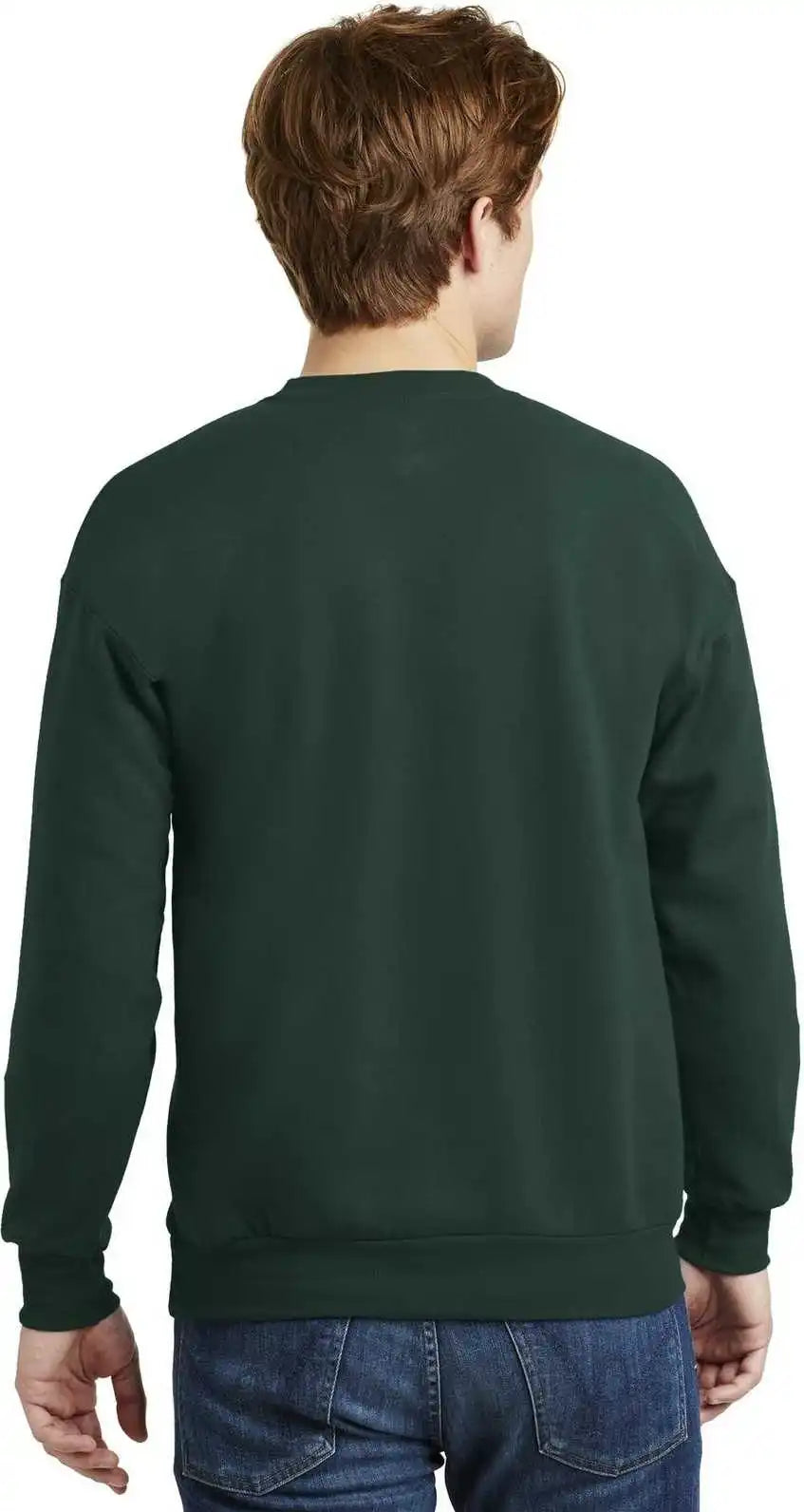 Hanes P160 Ecosmart Crewneck Sweatshirt Deep Forest