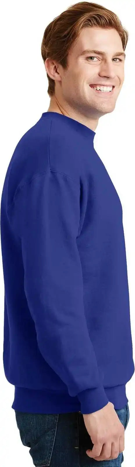 Hanes P160 Ecosmart Crewneck Sweatshirt Deep Royal