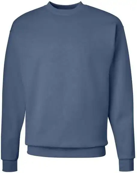 Hanes P160 Ecosmart Crewneck Sweatshirt Denim