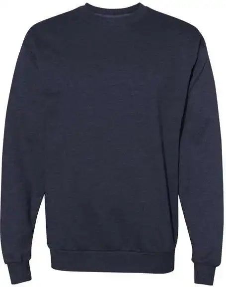 Hanes P160 Ecosmart Crewneck Sweatshirt - Heather Navy