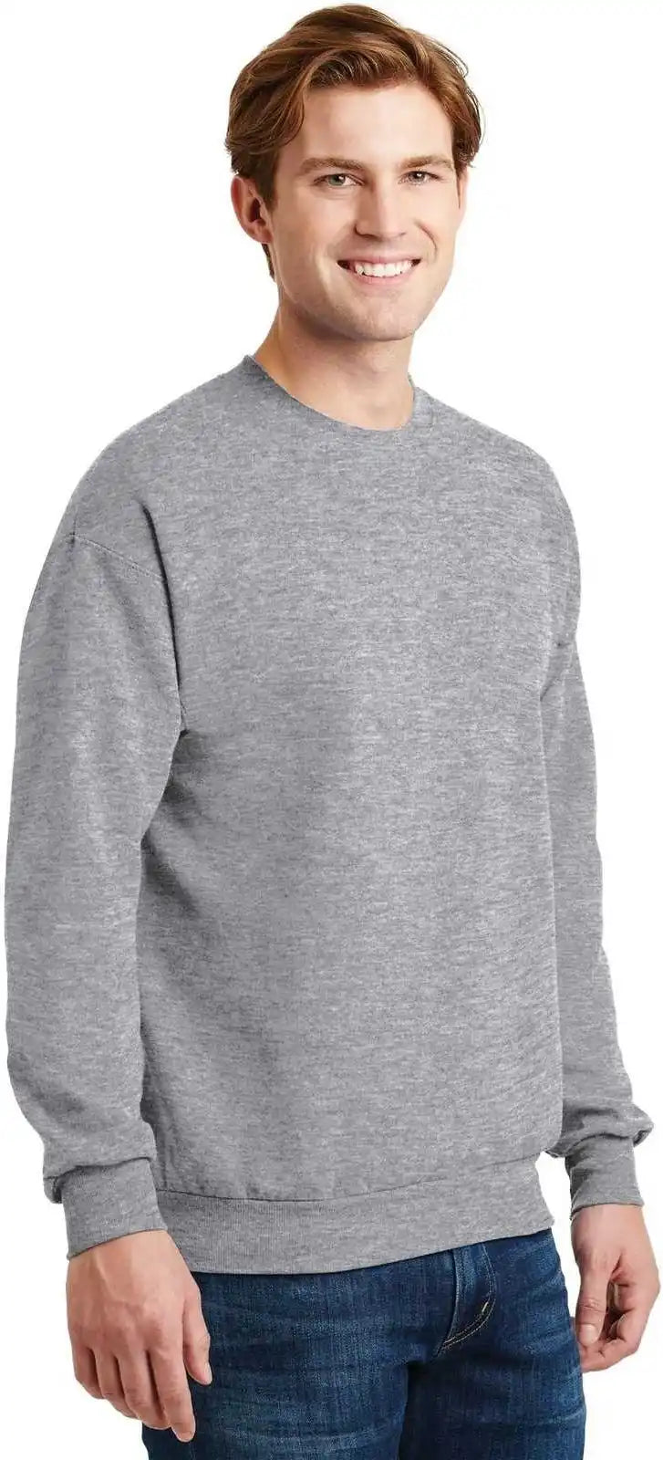 Hanes P160 Ecosmart Crewneck Sweatshirt - Light Steel