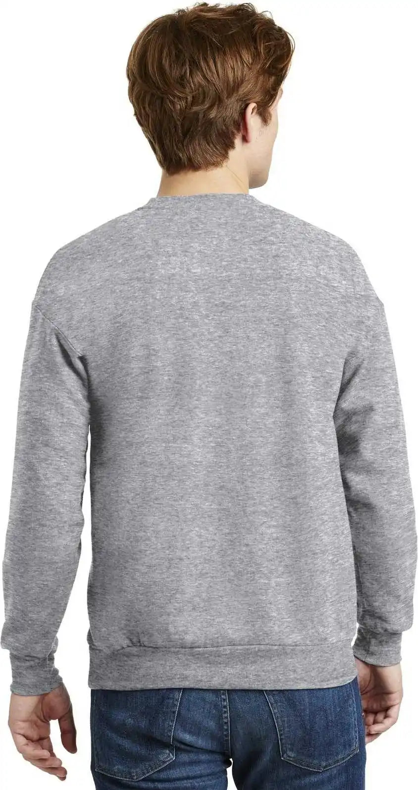 Hanes P160 Ecosmart Crewneck Sweatshirt - Light Steel
