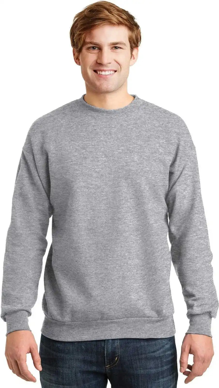 Hanes P160 Ecosmart Crewneck Sweatshirt - Light Steel