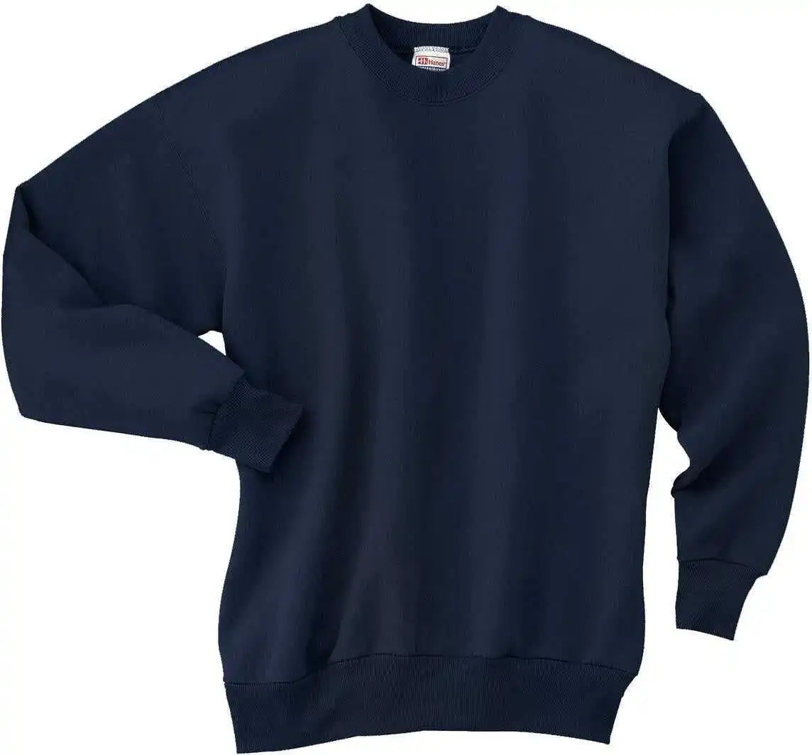 Hanes P160 Ecosmart Crewneck Sweatshirt Navy